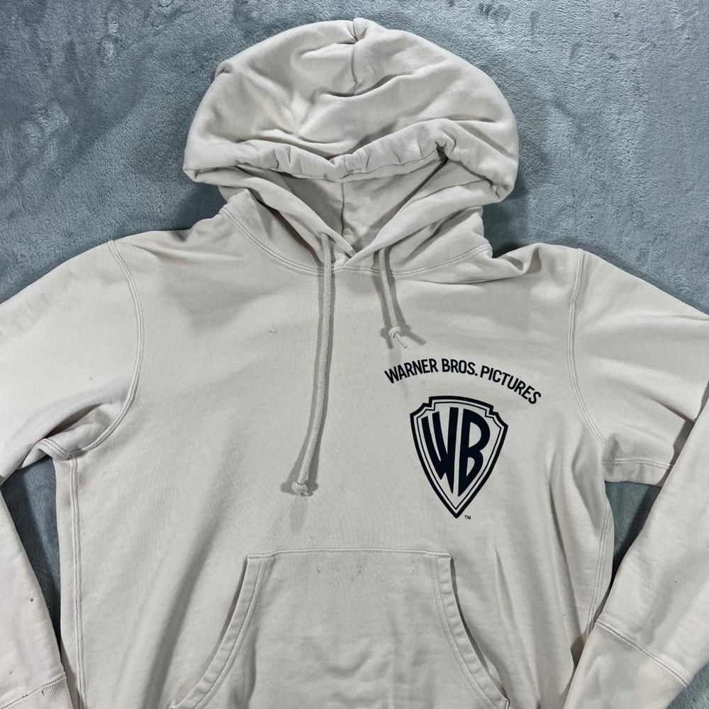UNIQLO x Bugs Bunny Hoodie Adult Small Cream‎ Super Rabbit Graphic 341-456397